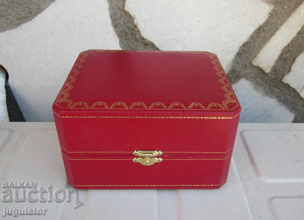 Παράδοση Αρχικό κουτί ρολογιού χειρός Cartier με σήμανση