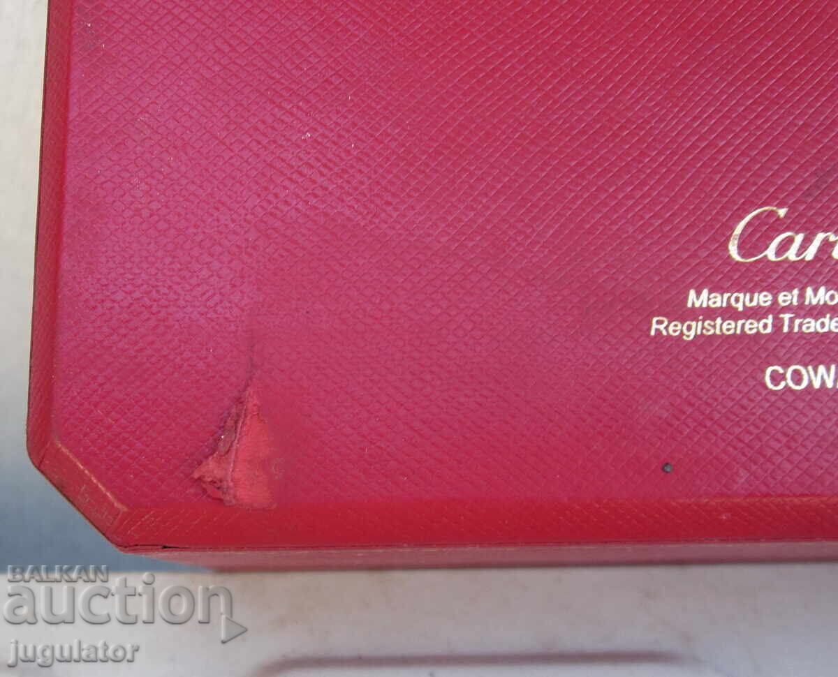 Αρχικό κουτί ρολογιού χειρός Cartier με σήμανση - 7
