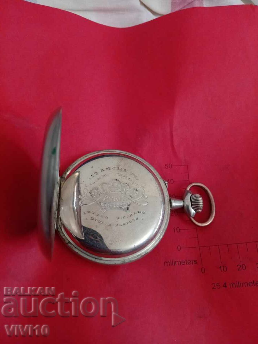 Auction  Antique pocket watch, advertising, Regulator