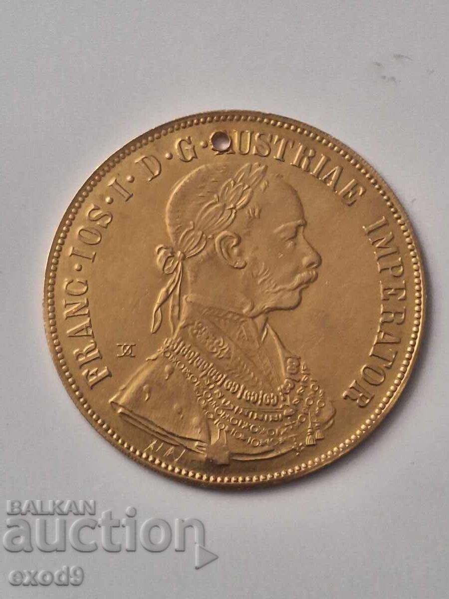 Gold Bulgarian Pendant 1905 Gold Bulgarian Pendant 1905