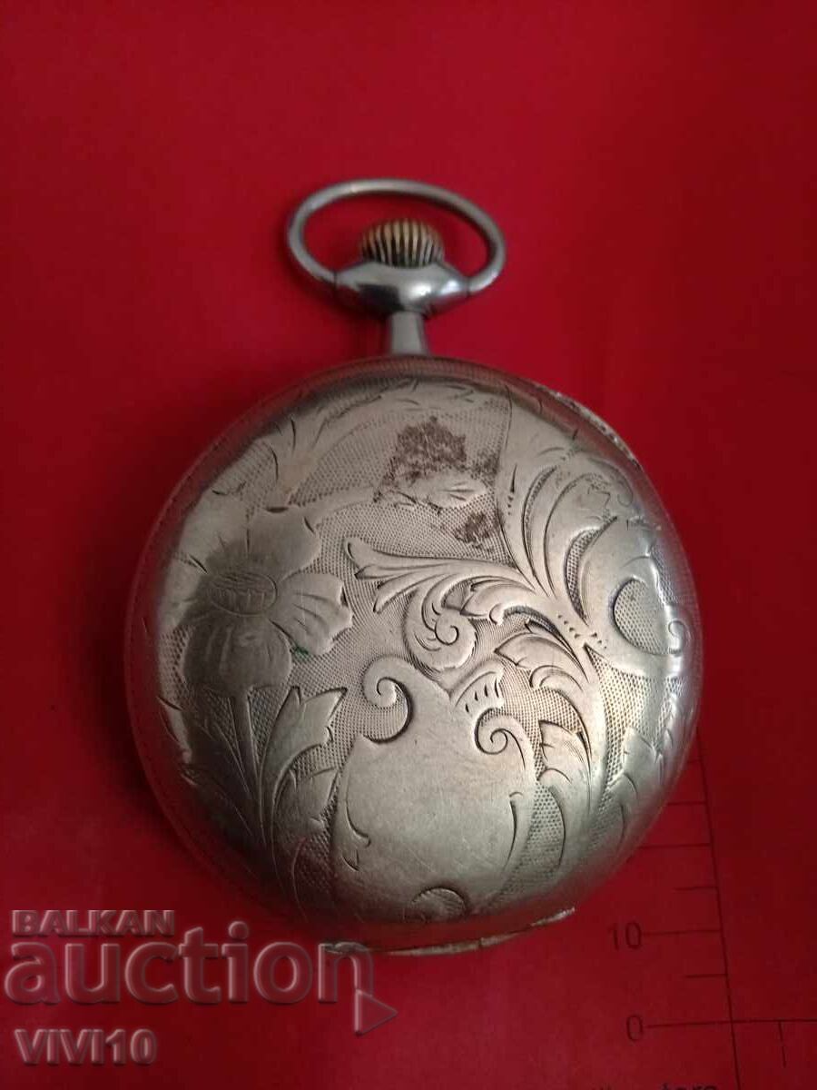 Antique pocket watch, advertising, Regulator with price 480.00 BGN | € 245.42 Antique pocket watch, advertising, Regulator with price 480.00 BGN | € 245.42