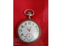 Antique pocket watch, advertising, Regulator