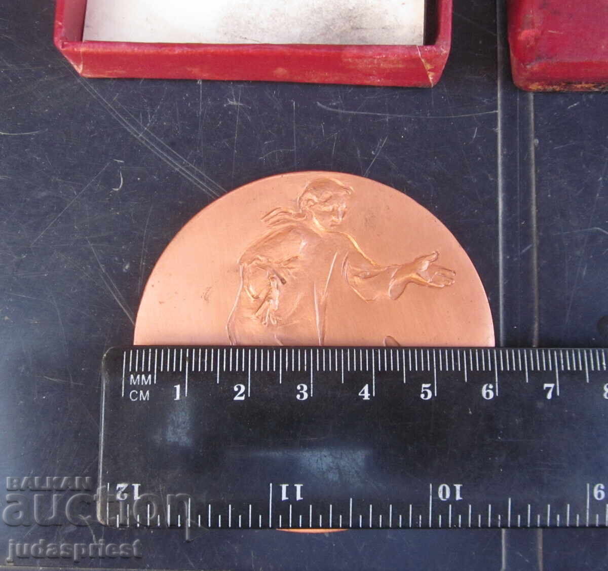 1917 ΠΣΒ Ελληνικό αναμνηστικό μετάλλιο πλακέτα με κουτί - 7 1917 ΠΣΒ Ελληνικό αναμνηστικό μετάλλιο πλακέτα με κουτί - 7