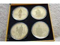 4 бр.Китайски медали ,монети сувенир