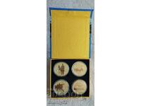 4 бр.Китайски медали ,монети сувенир