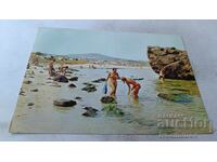 Postcard Sozopol Camping Vesele 1985