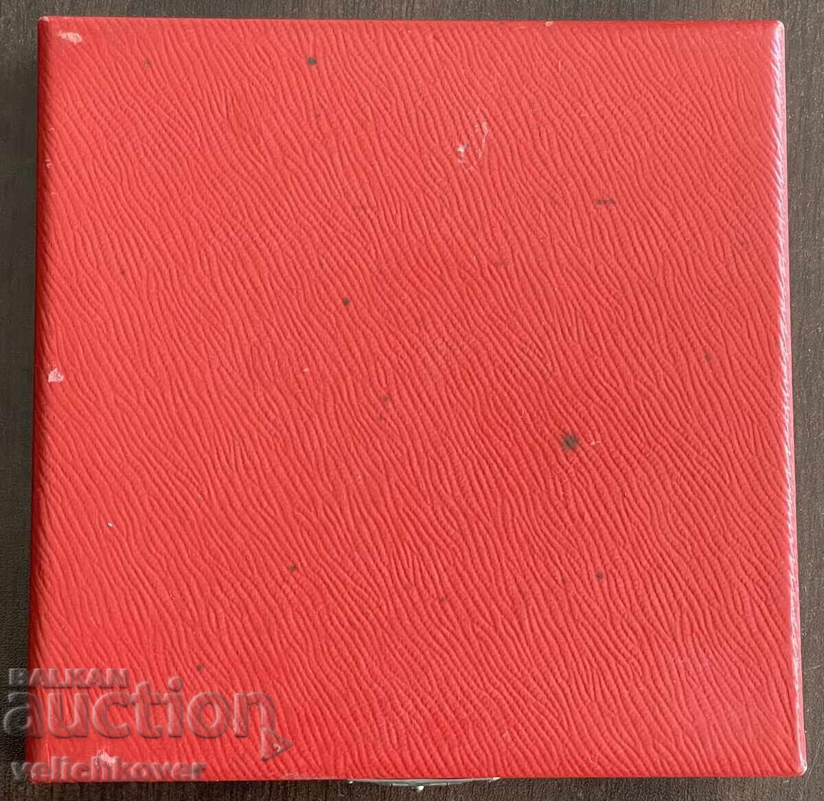 41491 GDR Germany Plaque Meissen Porcelain Mining Combine - 5