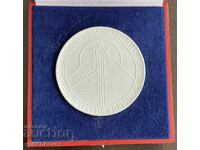 41491 DDR Germania placă porțelan Meissen Combinatul de Mine