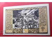 Banknote - Germany - Saxony - Reider - 50 Pfennig 1921