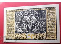 Bancnotă-Germania-Saxonia-Riedel-50 pfennig 1921