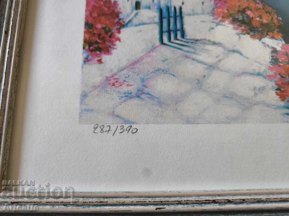 Color lithograph Greece - 7 Color lithograph Greece - 7