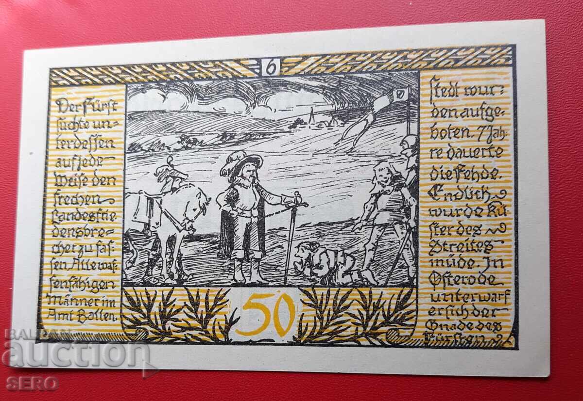 Banknote - Germany - Saxony - Reider - 50 Pfennig 1921