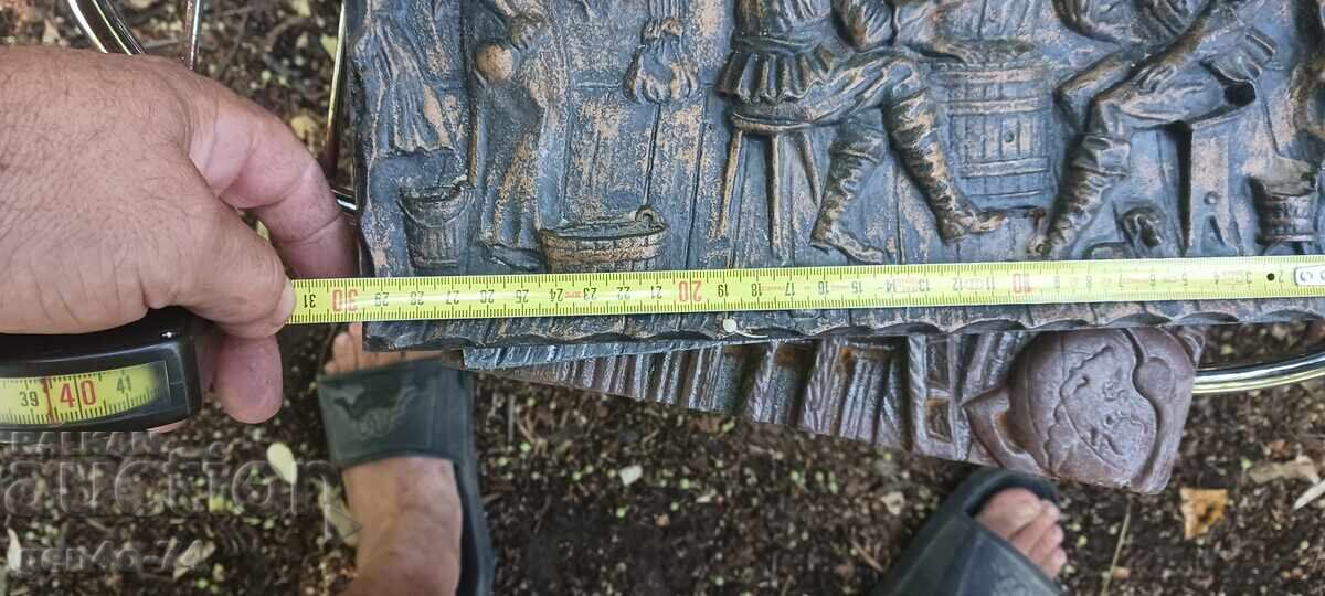 Cast iron panel, figural cast iron with price 50.00 BGN | € 25.56 Cast iron panel, figural cast iron with price 50.00 BGN | € 25.56