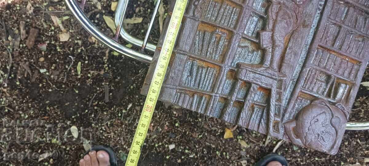 Auction Cast iron panel, figural cast iron Auction Cast iron panel, figural cast iron