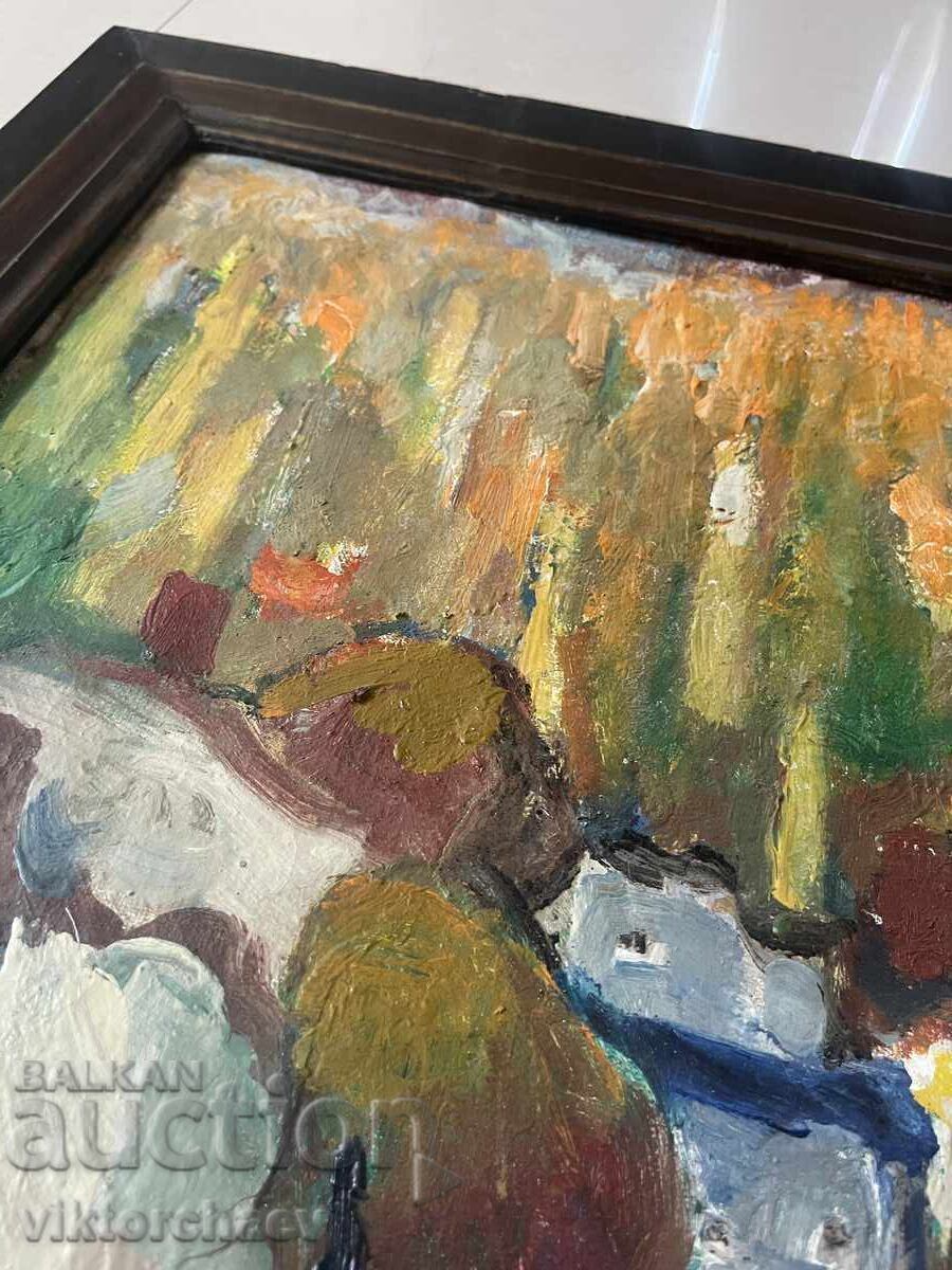 Παράδοση Συμεών Νικολόφ (ΣΒΧ) πίνακας - “Τοπίο Φθινοπώρου” Παράδοση Συμεών Νικολόφ (ΣΒΧ) πίνακας - “Τοπίο Φθινοπώρου”