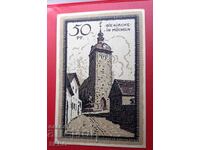 Τραπεζογραμμάτιο-Γερμανία-Βαυαρία-Μόναχο-50 πφένιχ 1921