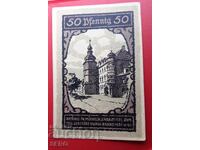 Τραπεζογραμμάτιο-Γερμανία-Βαυαρία-Μόναχο-50 πφένιχ 1921