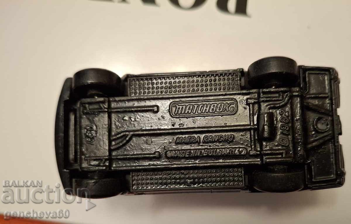 Matchbox BULGARIA 1982g. MATCHBOX MATRA RANGHO - 6 Matchbox BULGARIA 1982g. MATCHBOX MATRA RANGHO - 6