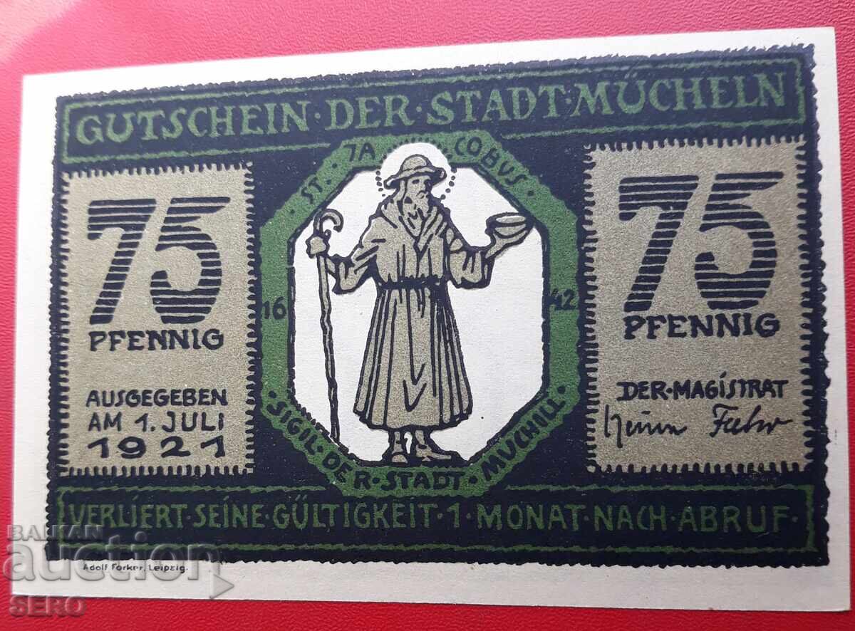 Τραπεζογραμμάτιο-Γερμανία-Βαυαρία-Μόναχο-75 πφένιγκ 1921 με τιμή 2.50 BGN | € 1.28 Τραπεζογραμμάτιο-Γερμανία-Βαυαρία-Μόναχο-75 πφένιγκ 1921 με τιμή 2.50 BGN | € 1.28