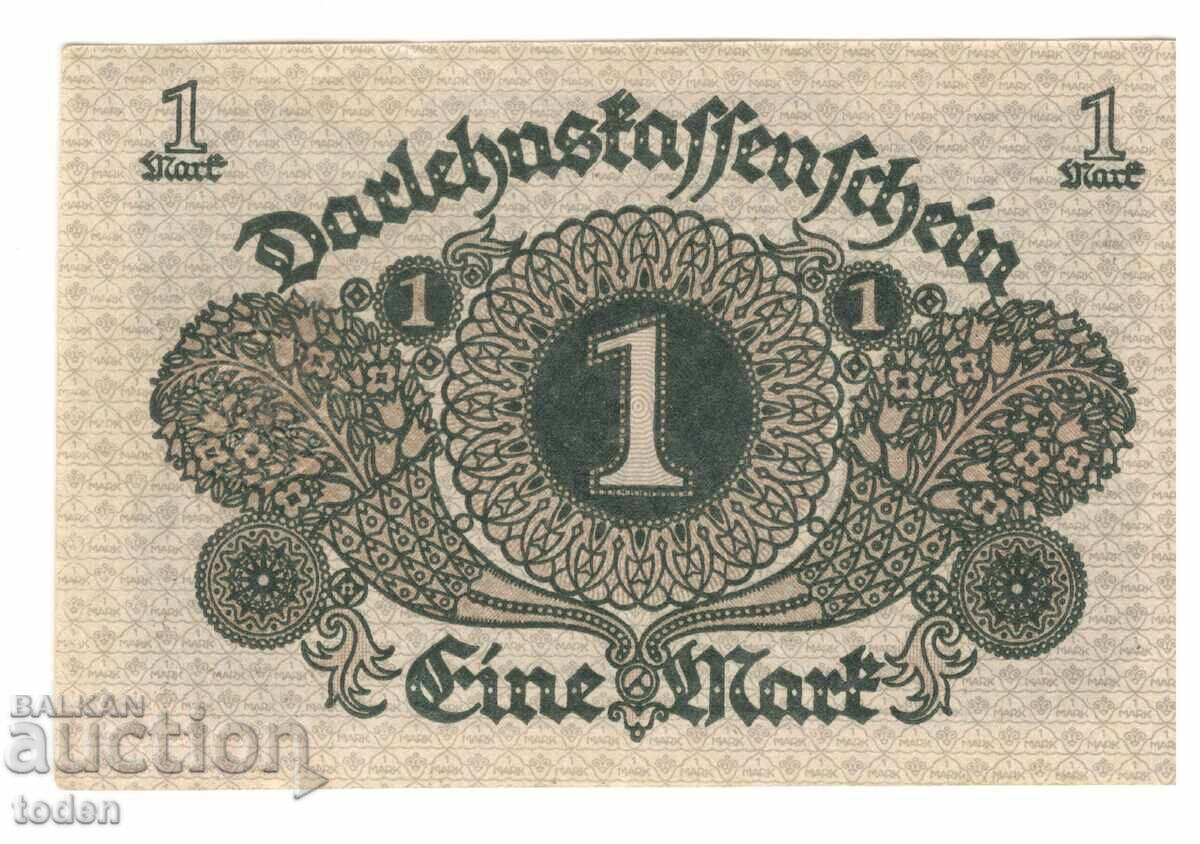 Germany-1 Mark-1920-P# 58a.3-Darlehnskassenschein-Paper с цена 4.00 лв. | € 2.05 Germany-1 Mark-1920-P# 58a.3-Darlehnskassenschein-Paper с цена 4.00 лв. | € 2.05