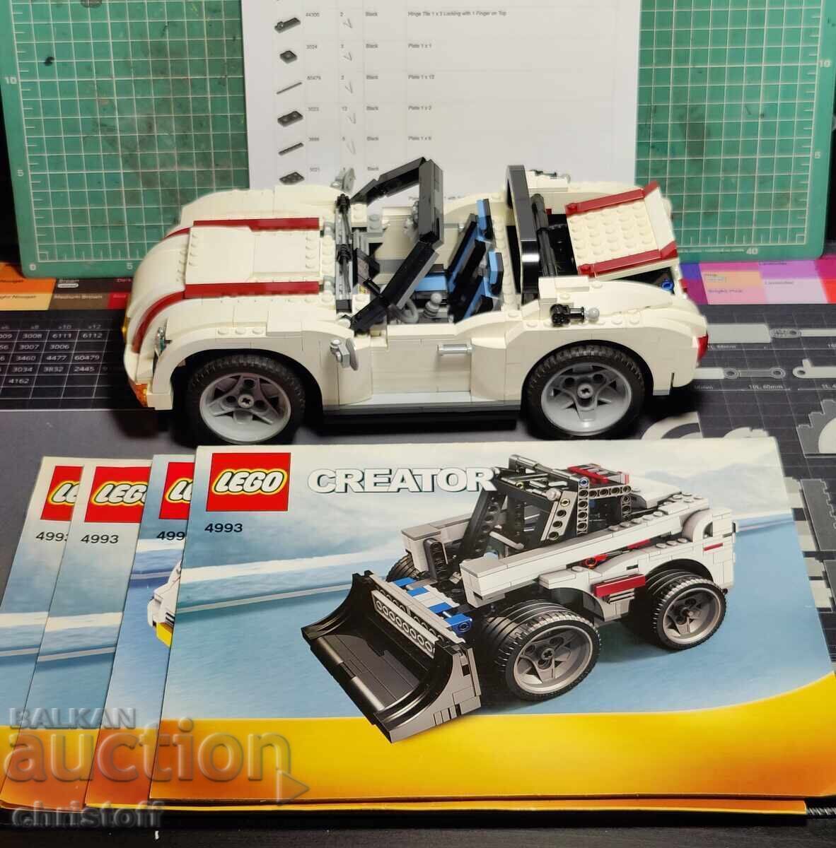 Model de Mașină Lego 4993 Cool Convertible