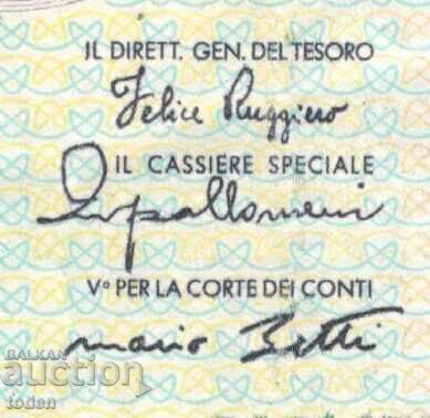 Licitație Italia - 500 Lire - 1979 - P# 94a.2 - Mercurio - Hârtie Licitație Italia - 500 Lire - 1979 - P# 94a.2 - Mercurio - Hârtie