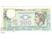 Italia - 500 Lire - 1979 - P# 94a.2 - Mercurio - Hârtie