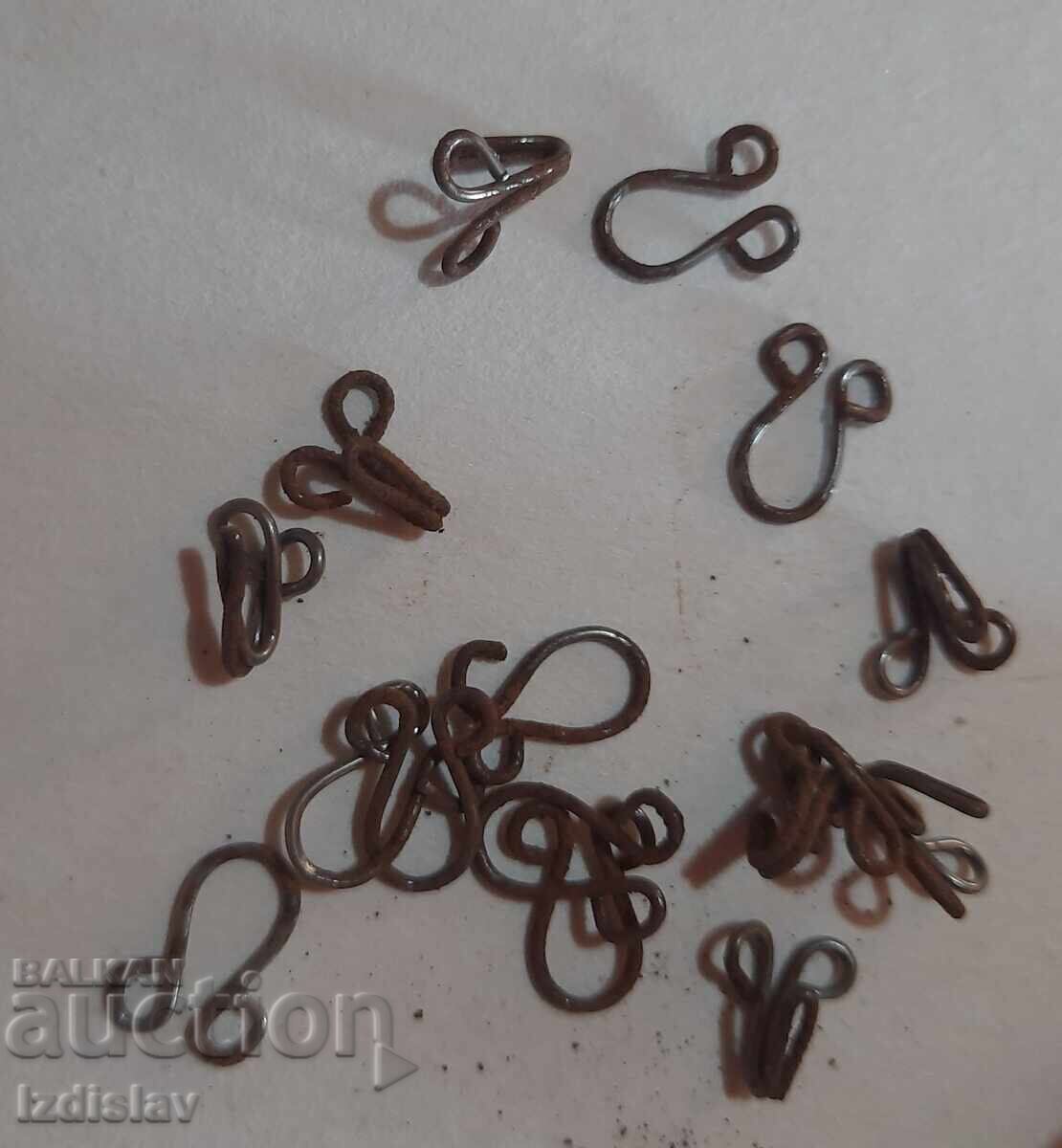 Παράδοση Παλιά κουμπιά με σύρμα Βασίλειο της Βουλγαρίας, για παραδοσιακές φορεσιές, στολές