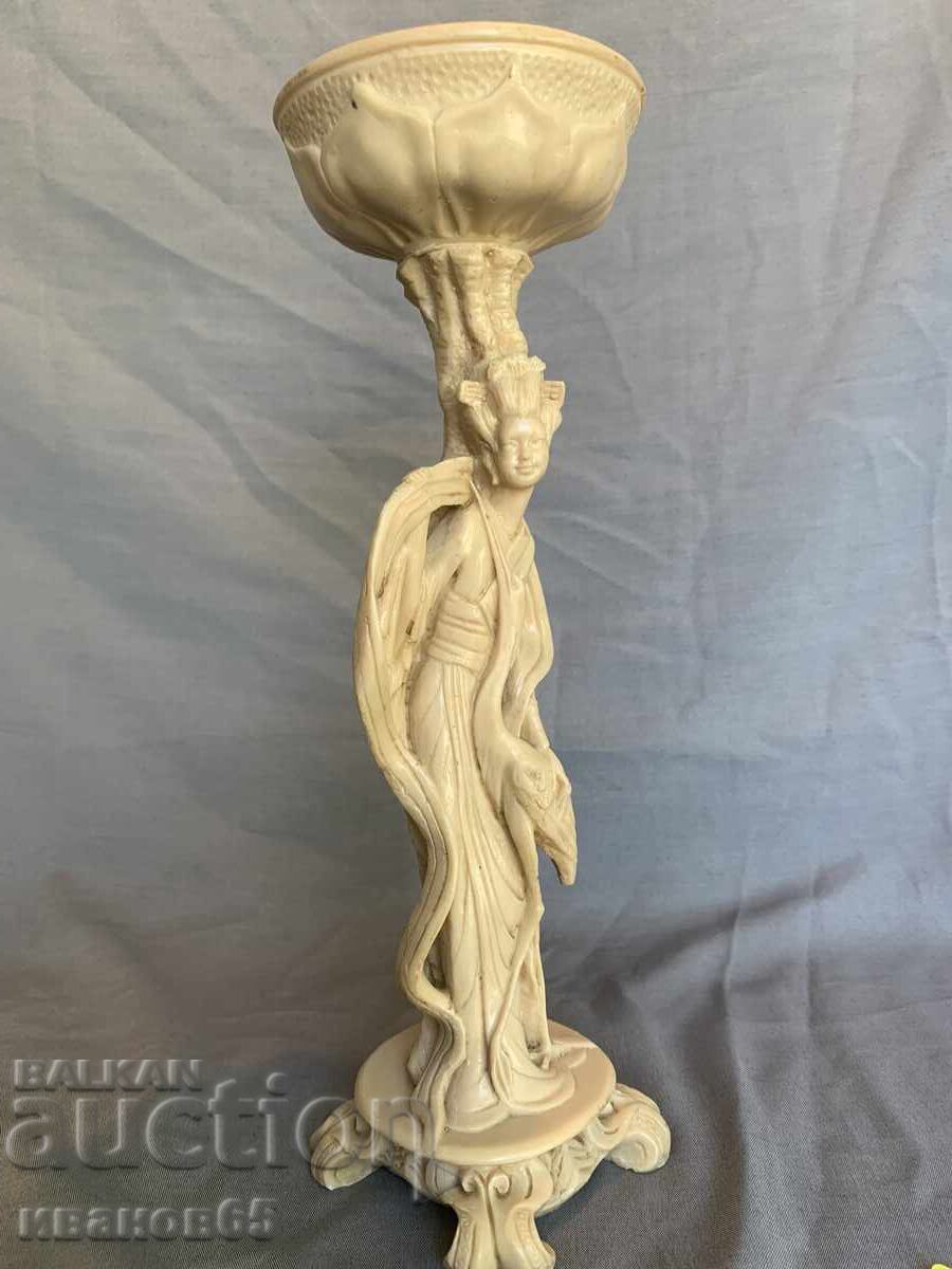 Κινέζικη γκέισα και πελαργός - ακουμπισμένοι σε στέλεχος λωτού με τιμή 40.00 BGN | € 20.45 Κινέζικη γκέισα και πελαργός - ακουμπισμένοι σε στέλεχος λωτού με τιμή 40.00 BGN | € 20.45