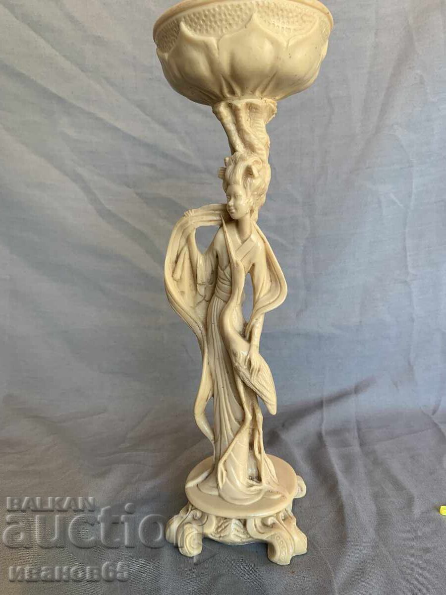 Κινέζικη γκέισα και πελαργός - ακουμπισμένοι σε στέλεχος λωτού - 6 Κινέζικη γκέισα και πελαργός - ακουμπισμένοι σε στέλεχος λωτού - 6