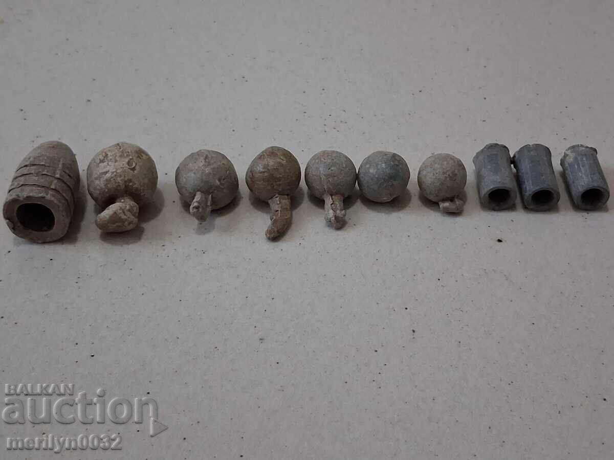 Proiectile gloanțe 10 bucăți colecție RTOV 1877-78 an gloanțe cu preț 75.00 BGN | € 38.35