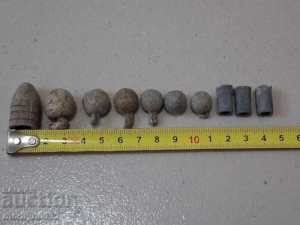 Proiectile gloanțe 10 bucăți colecție RTOV 1877-78 an gloanțe - 5