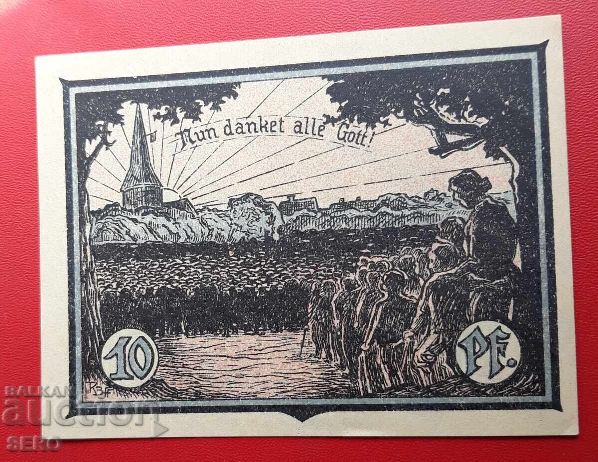 Банкнота-Германия-Прусия-Маргграбова-10 пфенига 1920