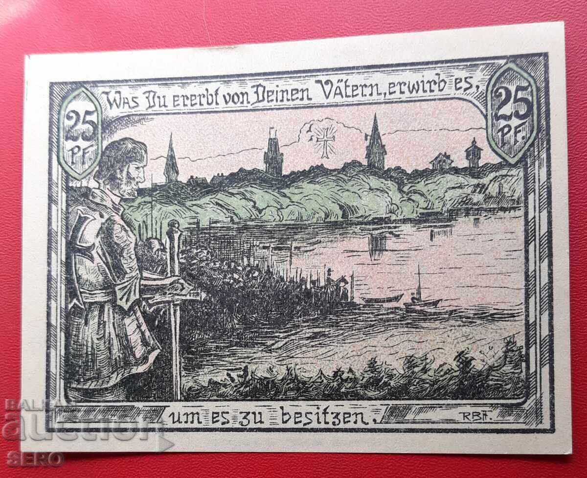 Banknote - Germany - Prussia - Marggrabowa - 25 Pfennig 1920 Banknote - Germany - Prussia - Marggrabowa - 25 Pfennig 1920