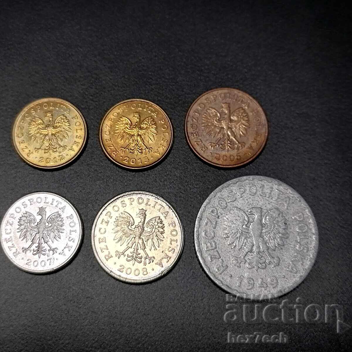 ❤️ ⭐ Λοτ νομισμάτων Πολωνίας 6 τεμαχίων ⭐ ❤️ με τιμή 3.00 BGN | € 1.53 ❤️ ⭐ Λοτ νομισμάτων Πολωνίας 6 τεμαχίων ⭐ ❤️ με τιμή 3.00 BGN | € 1.53