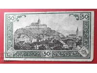 Bancnota-Germania-S.Rhine-Westfalia-Siegburg-50 Pfennig 1921