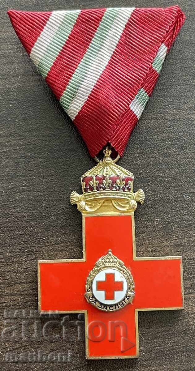 6145 Σήμα Βασιλείου Βουλγαρίας Για Την Αξία Ερυθρός Σταυρός 1ος