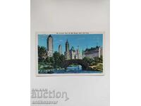 Carte poștală veche cu Central Park, strada 59, 1935