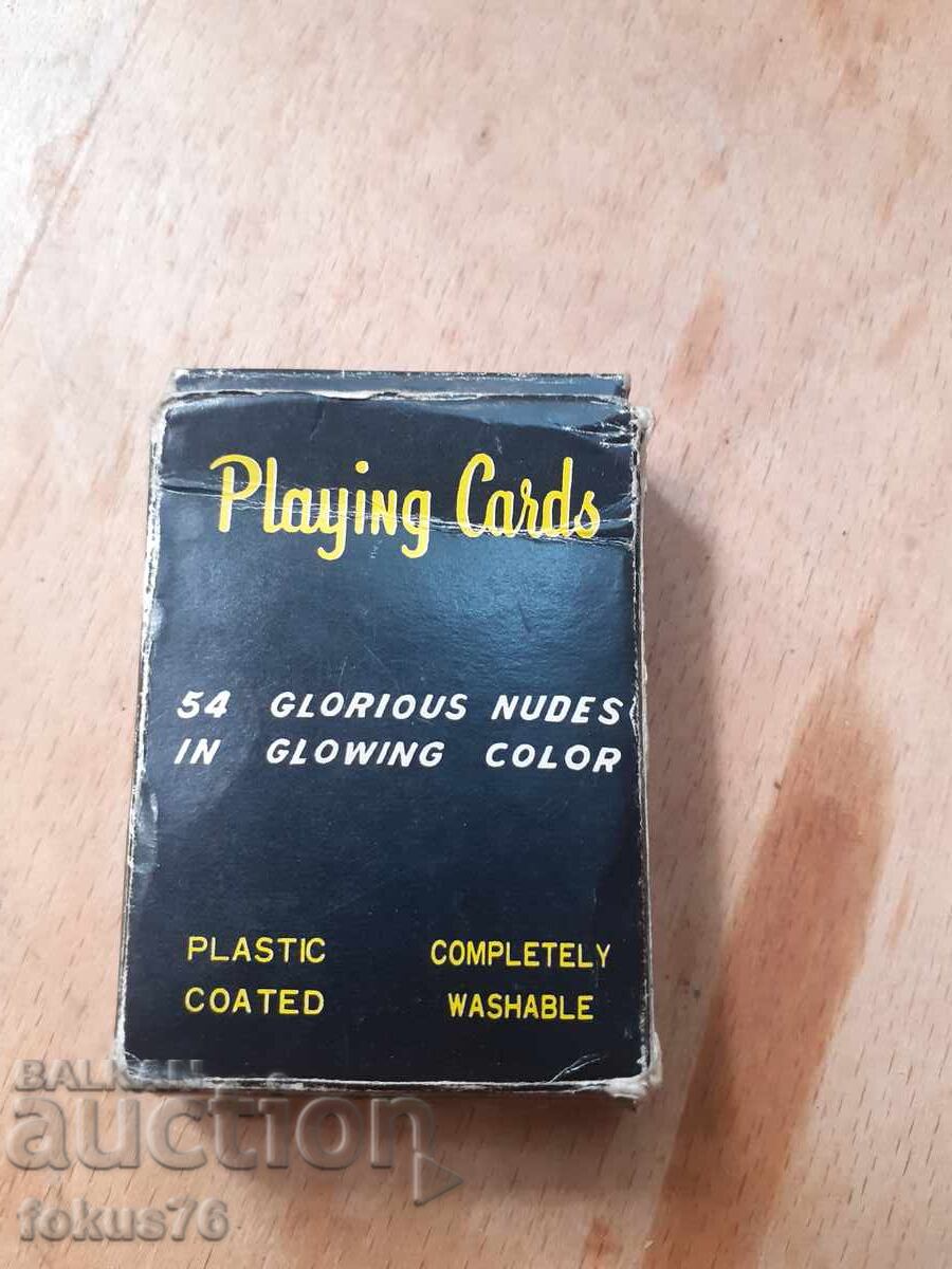 Old mini collectible erotic playing cards with price 39.00 BGN | € 19.94