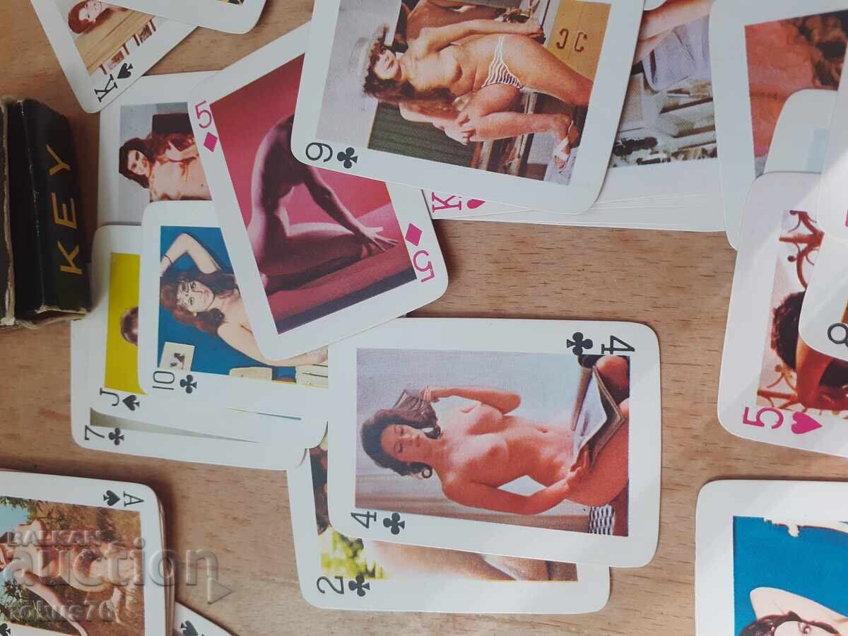 Old mini collectible erotic playing cards - 6