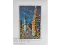 Old postcard of Times Square and the Paramount Building, 1941