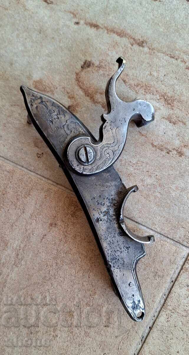 Auction  Mechanism, pistol, flintlock, percussion