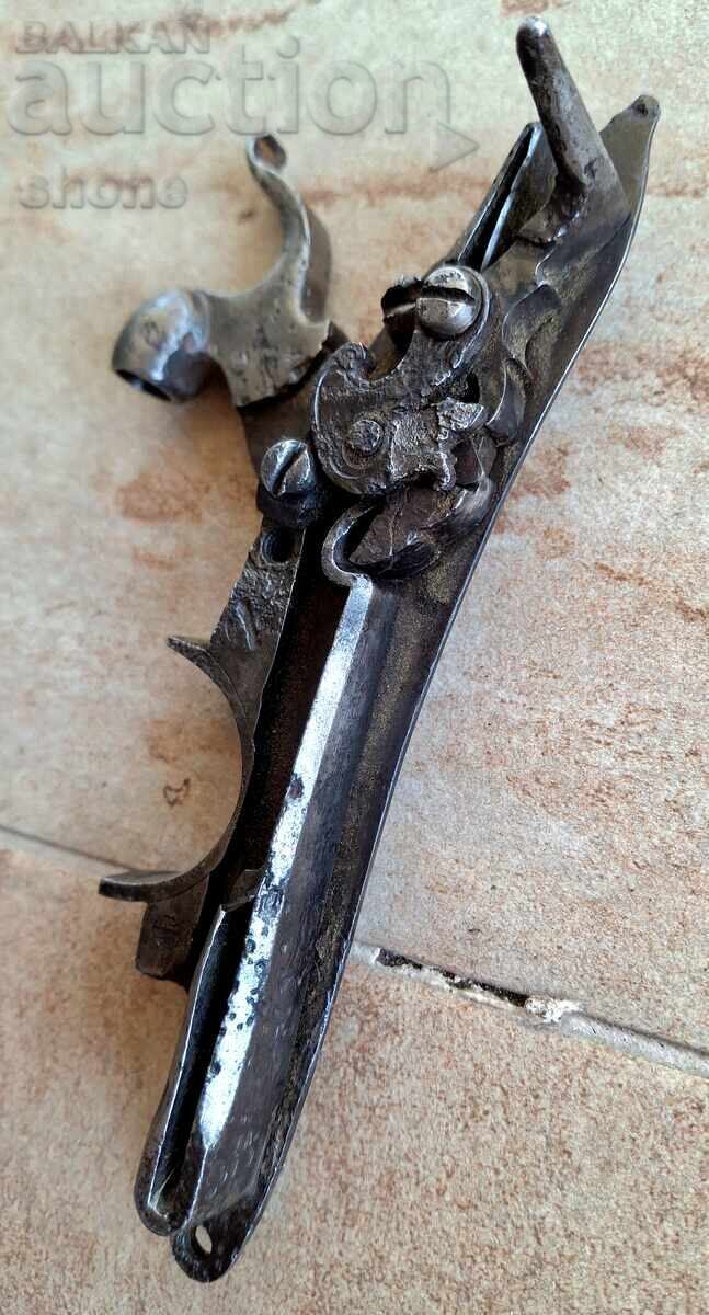 Delivery of Mechanism, pistol, flintlock, percussion