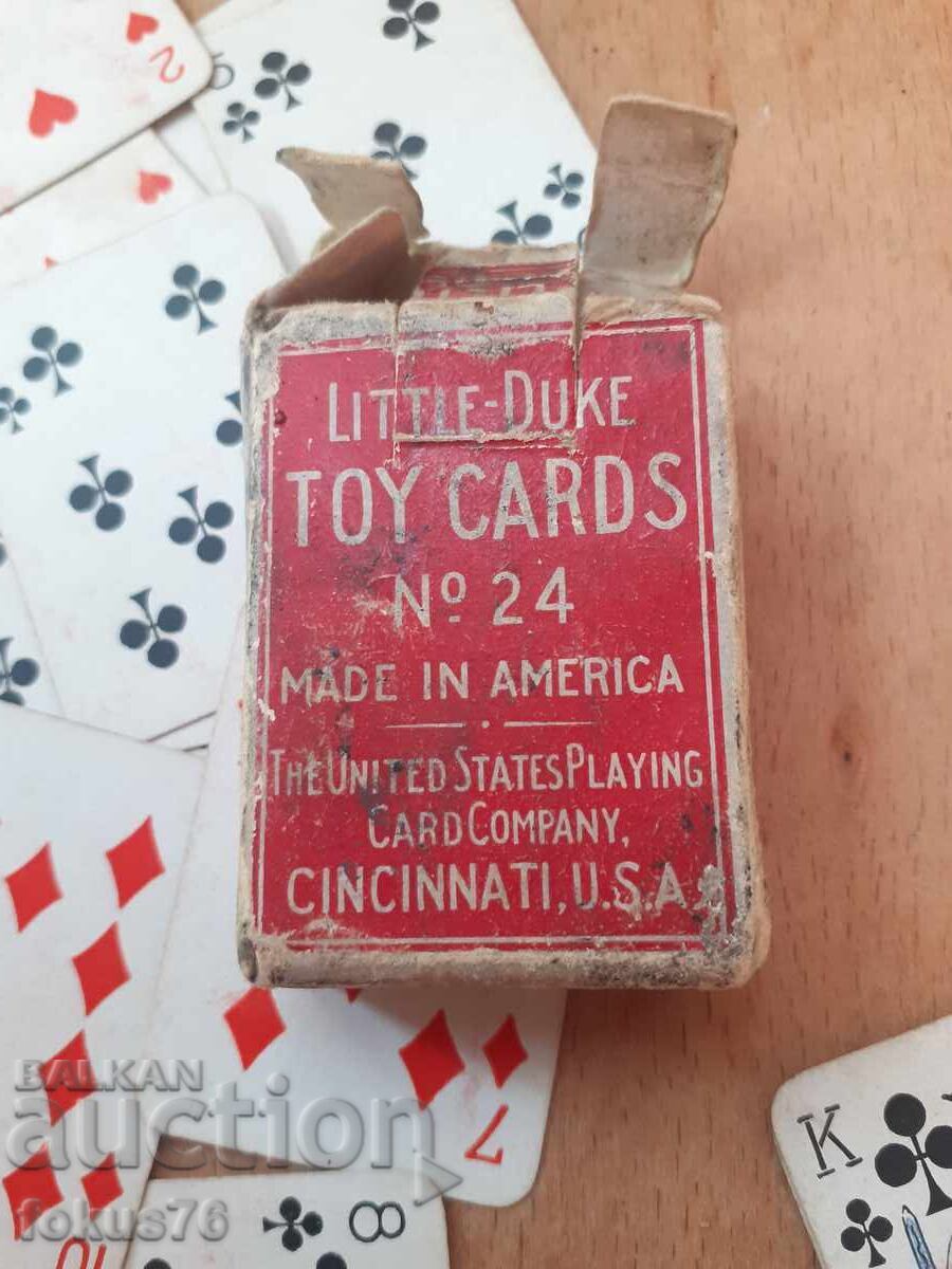 Carduri de joc Little Duke vechi de colecție