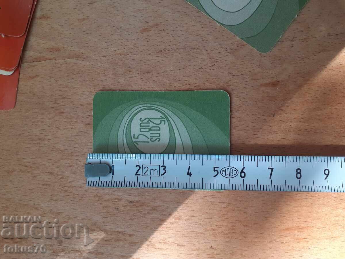 Cărți de joc vechi de colecție (mini) - 7