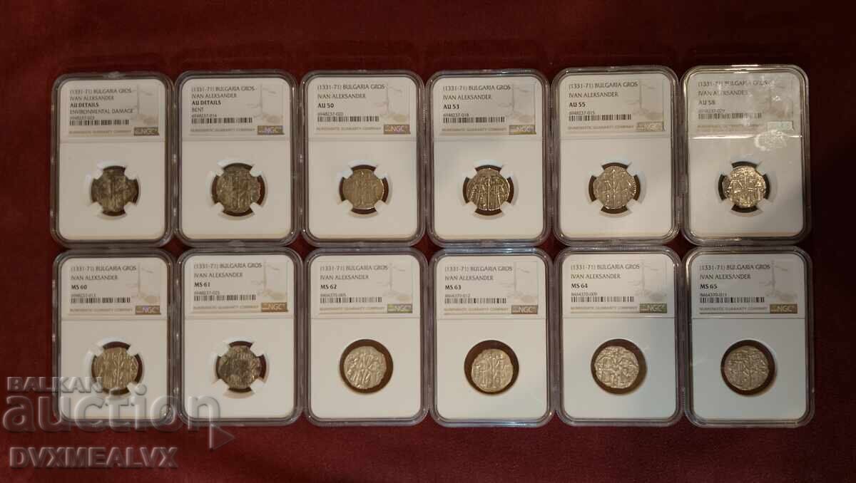 Δημοπρασία Πλήρης συλλογή βαθμολογημένων νομισμάτων Τσάρου Ιωάννη Αλέξανδρου - ΔΙΑΒΑΣΤΕ ΤΗΝ ΠΕΡΙΓΡΑΦΗ Δημοπρασία Πλήρης συλλογή βαθμολογημένων νομισμάτων Τσάρου Ιωάννη Αλέξανδρου - ΔΙΑΒΑΣΤΕ ΤΗΝ ΠΕΡΙΓΡΑΦΗ