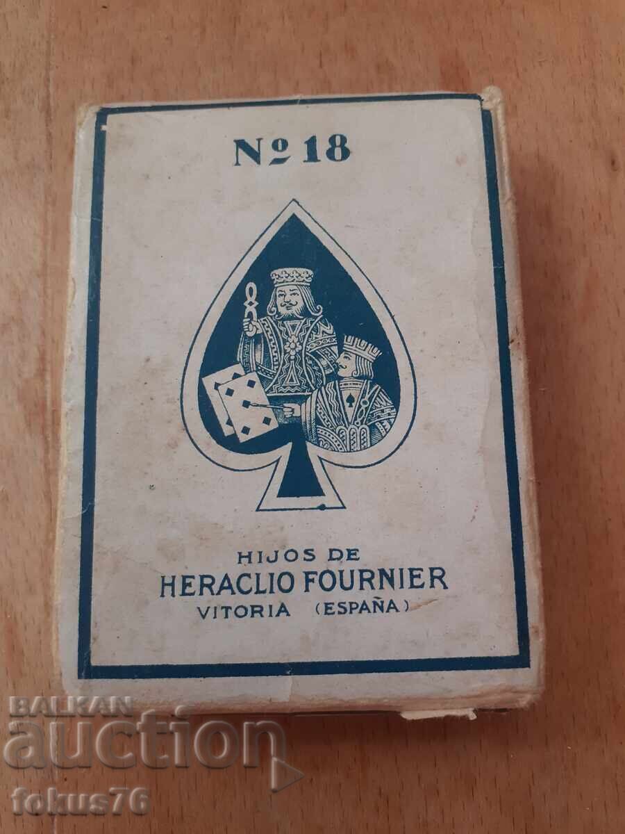 Cărți de joc Poker vechi de colecție - N18 cu preț 170.00 BGN | € 86.92