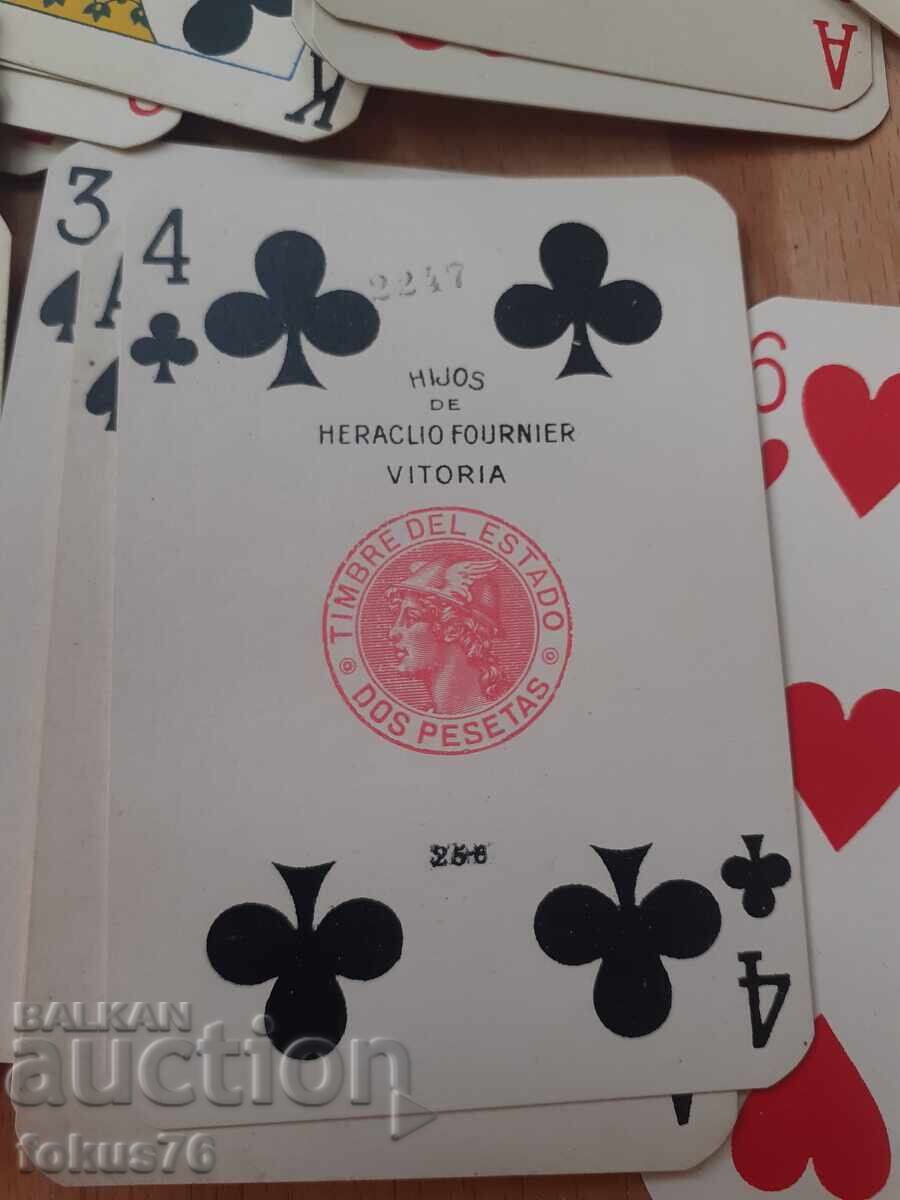 Livrarea Cărți de joc Poker vechi de colecție - N18