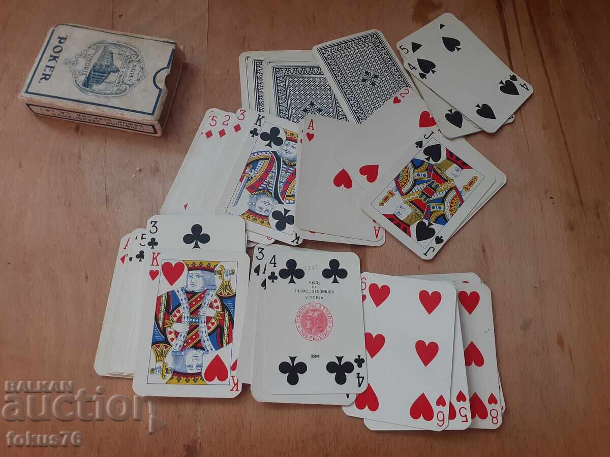 Cărți de joc Poker vechi de colecție - N18 - 5