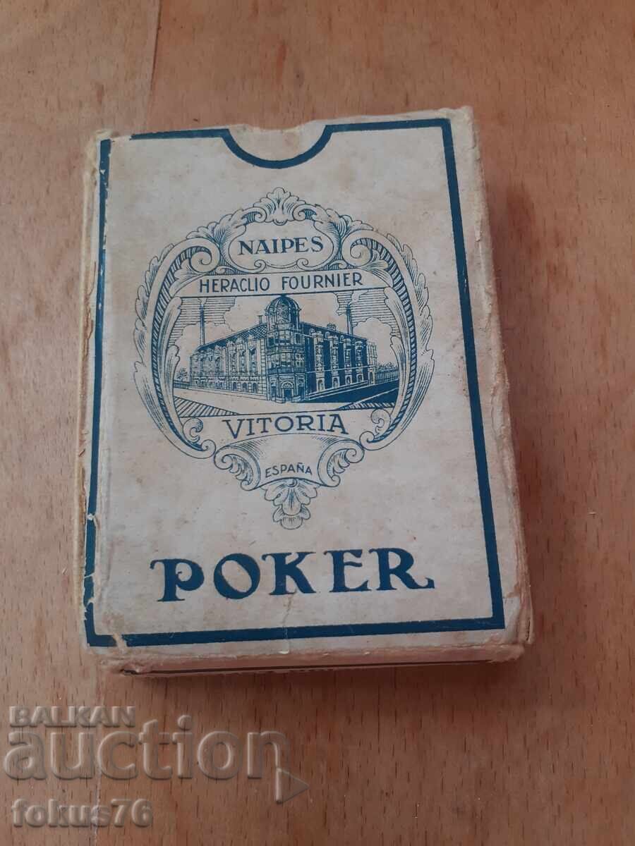 Cărți de joc Poker vechi de colecție - N18